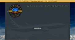 Desktop Screenshot of flyaflightsimulatorexperience.com
